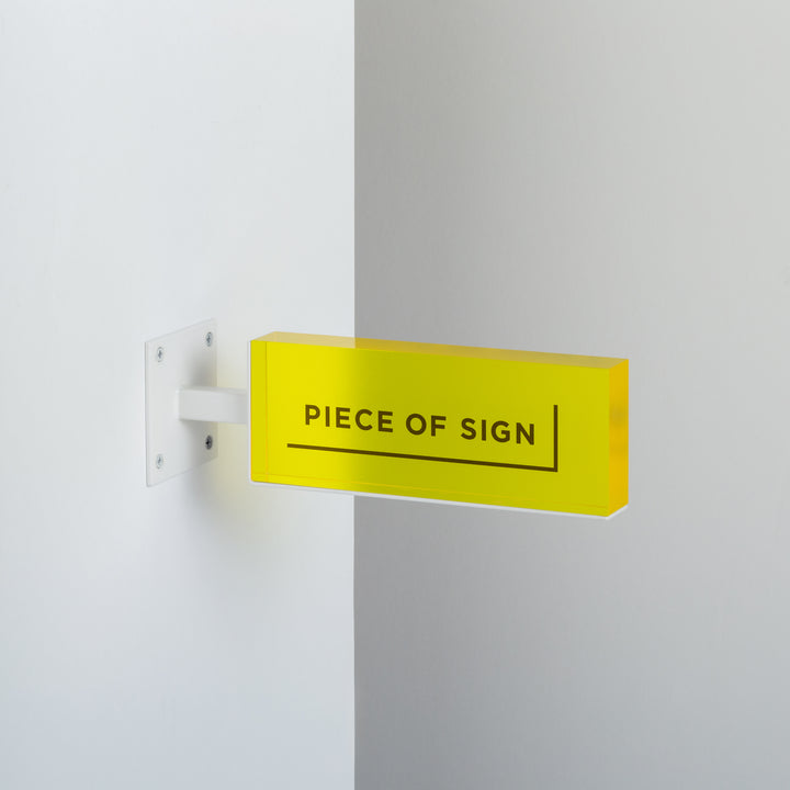 BLOCK ウォールサイン - カラーアクリル - PIECE OF SIGN