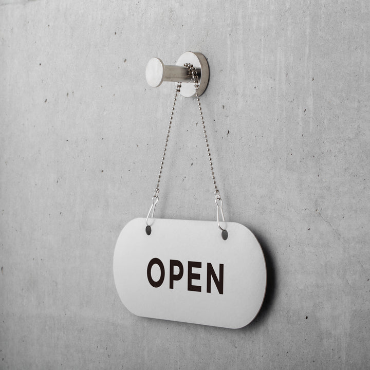 OPEN & CLOSED ハンギングサイン