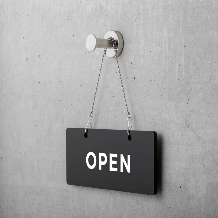 OPEN & CLOSED ハンギングサイン