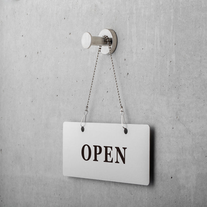 OPEN & CLOSED ハンギングサイン