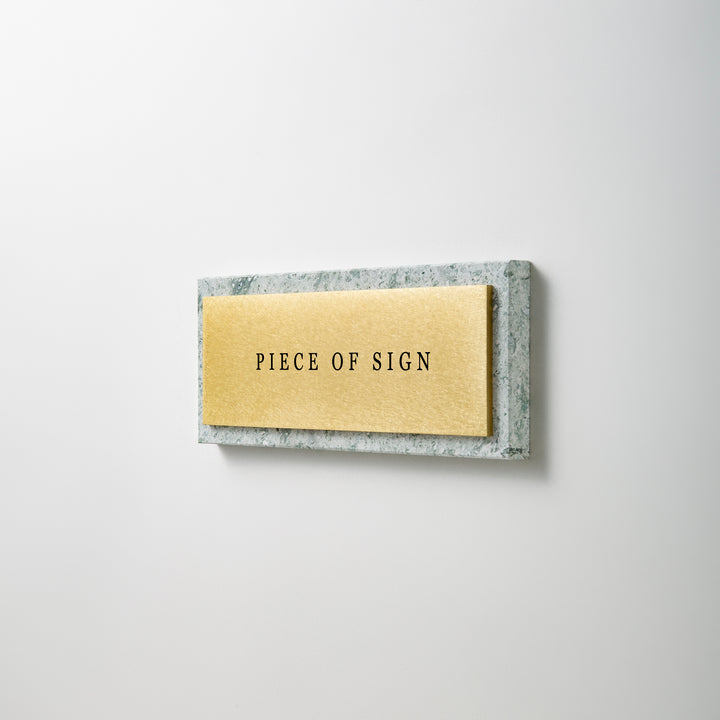 THE DOOR PLATE - 異素材MIX