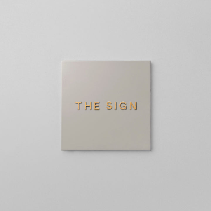 THE DOOR PLATE + 切文字サイン - PIECE OF SIGN