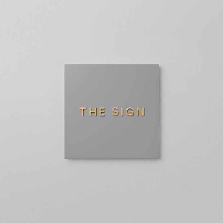 THE DOOR PLATE + 切文字サイン - PIECE OF SIGN
