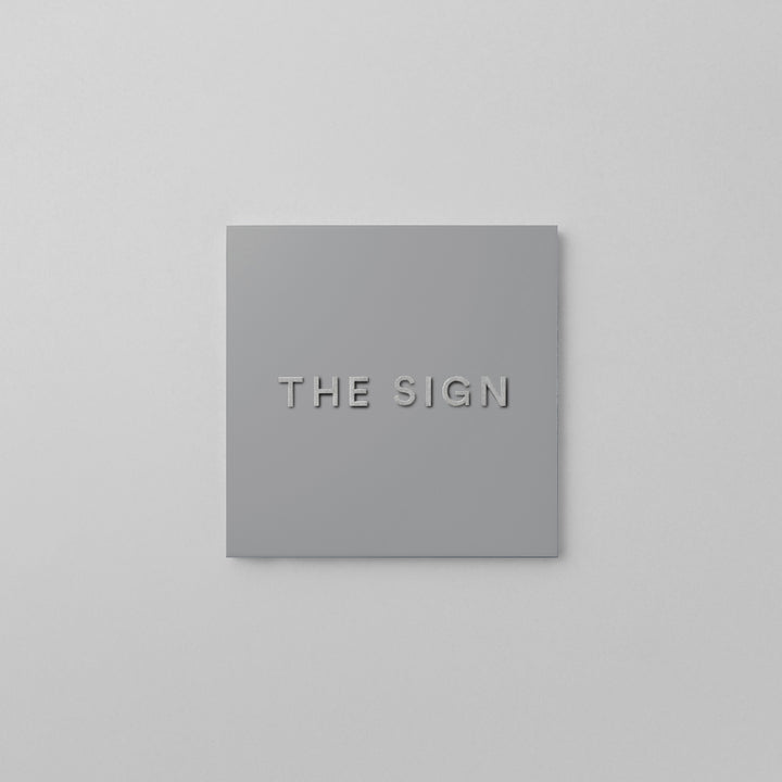 THE DOOR PLATE + 切文字サイン - PIECE OF SIGN