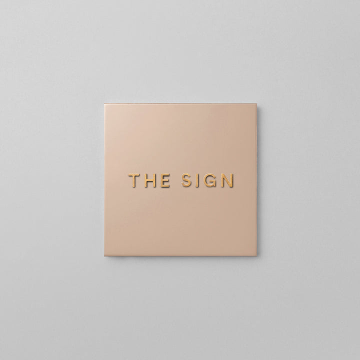 THE DOOR PLATE + 切文字サイン - PIECE OF SIGN