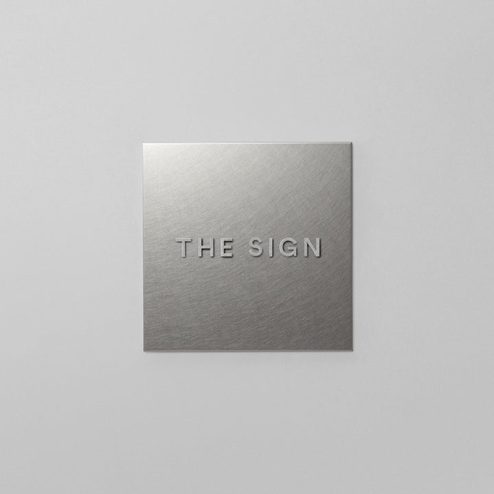 THE DOOR PLATE + 切文字サイン - PIECE OF SIGN