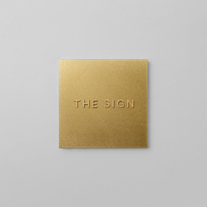 THE DOOR PLATE + 切文字サイン - PIECE OF SIGN