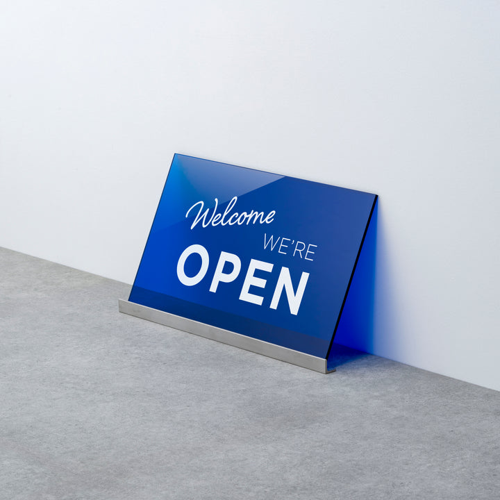OPEN & CLOSED 床置きサイン - PIECE OF SIGN