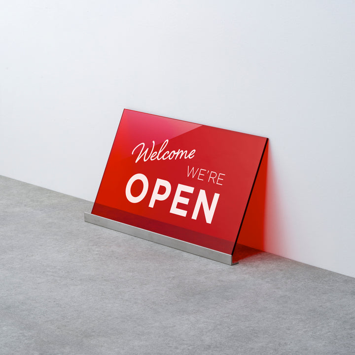 OPEN & CLOSED 床置きサイン - PIECE OF SIGN