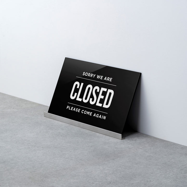 OPEN & CLOSED 床置きサイン - PIECE OF SIGN