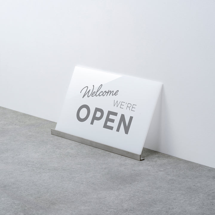 OPEN & CLOSED 床置きサイン - PIECE OF SIGN