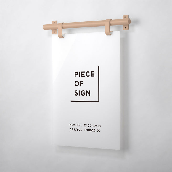HANGING ウォールサイン 壁掛け L-SIZE - PIECE OF SIGN