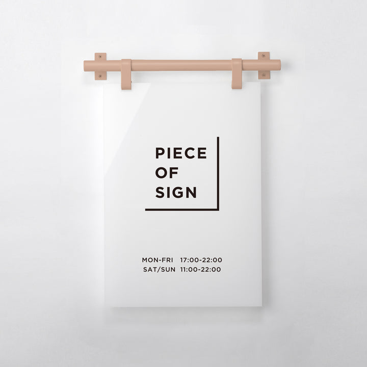 HANGING ウォールサイン 壁掛け L-SIZE - PIECE OF SIGN