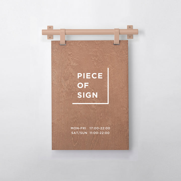 HANGING ウォールサイン 壁掛け L-SIZE - PIECE OF SIGN