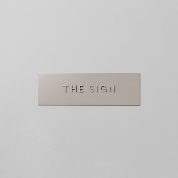 THE DOOR PLATE + 切文字サイン - PIECE OF SIGN