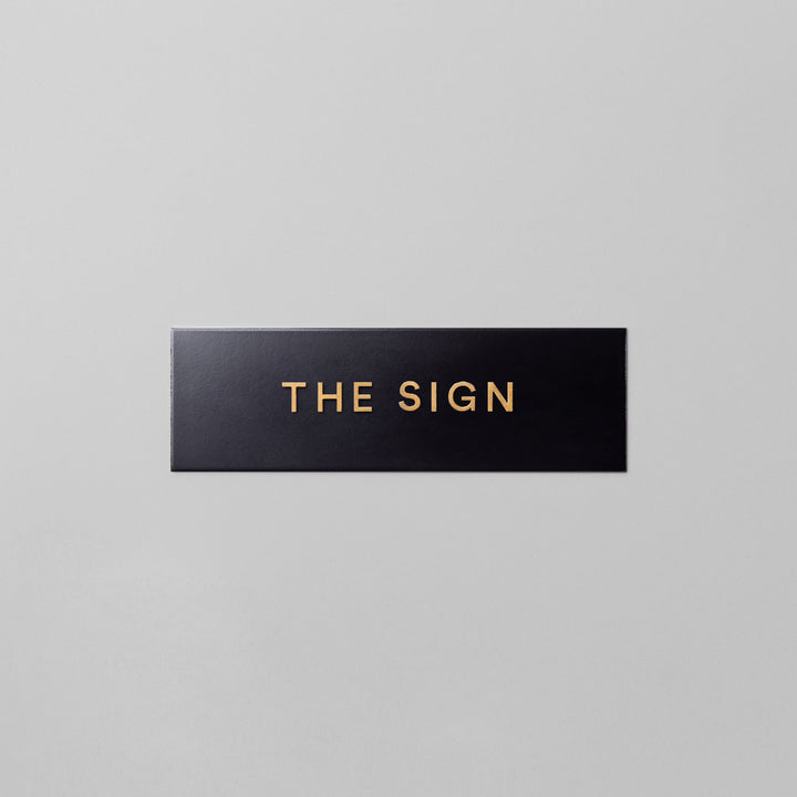THE DOOR PLATE + 切文字サイン - PIECE OF SIGN