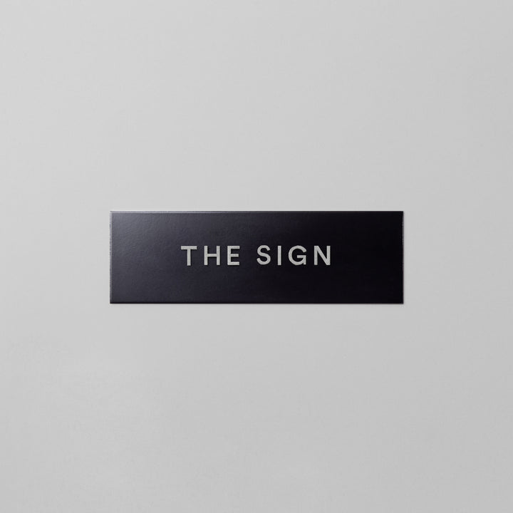 THE DOOR PLATE + 切文字サイン - PIECE OF SIGN