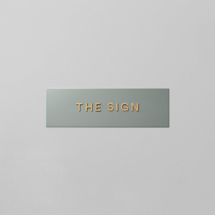 THE DOOR PLATE + 切文字サイン - PIECE OF SIGN