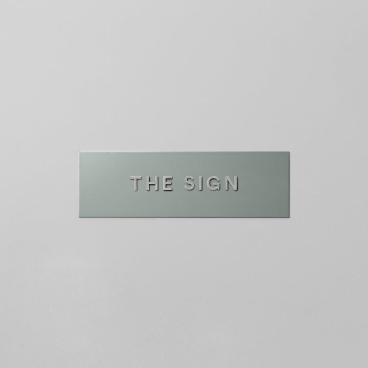 THE DOOR PLATE + 切文字サイン - PIECE OF SIGN