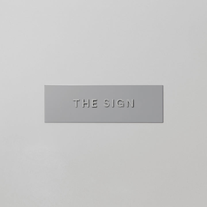 THE DOOR PLATE + 切文字サイン - PIECE OF SIGN