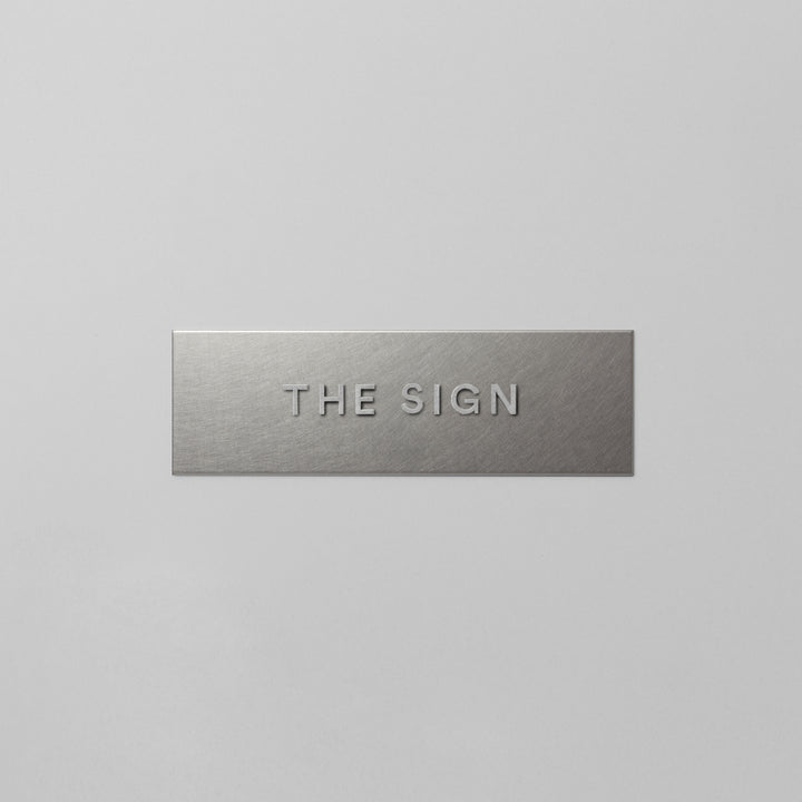 THE DOOR PLATE + 切文字サイン - PIECE OF SIGN
