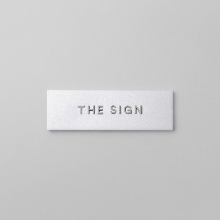 THE DOOR PLATE + 切文字サイン - PIECE OF SIGN
