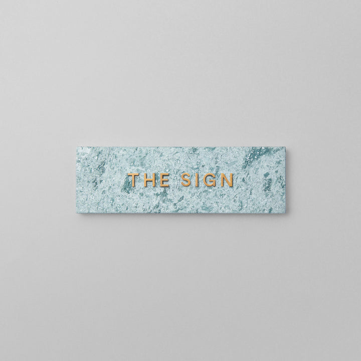 THE DOOR PLATE + 切文字サイン - PIECE OF SIGN