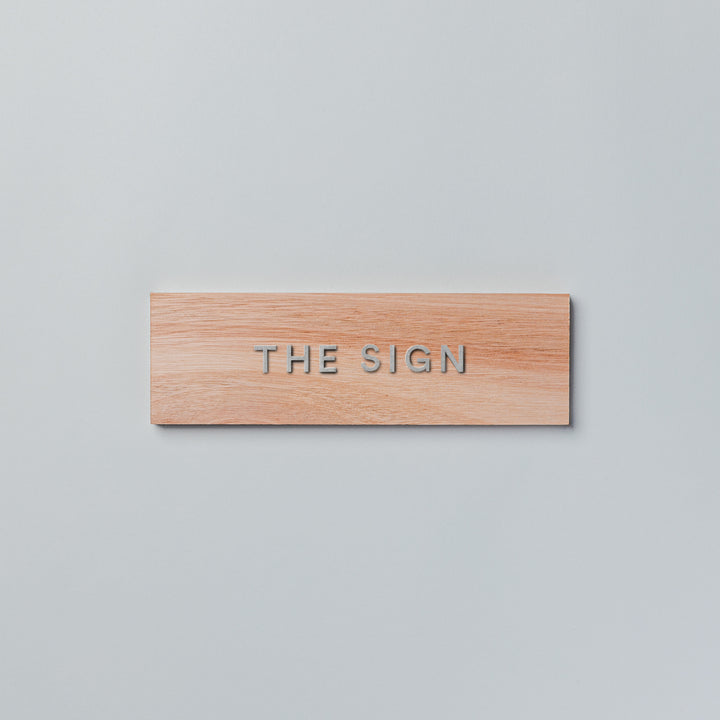 THE DOOR PLATE + 切文字サイン - PIECE OF SIGN