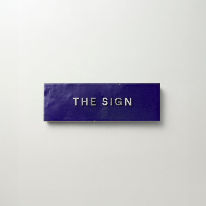 THE DOOR PLATE + 切文字サイン - zellige - PIECE OF SIGN