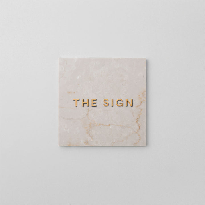 THE DOOR PLATE + 切文字サイン - PIECE OF SIGN