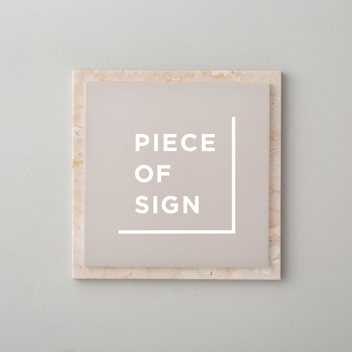 THE DOOR PLATE - 異素材MIX - PIECE OF SIGN