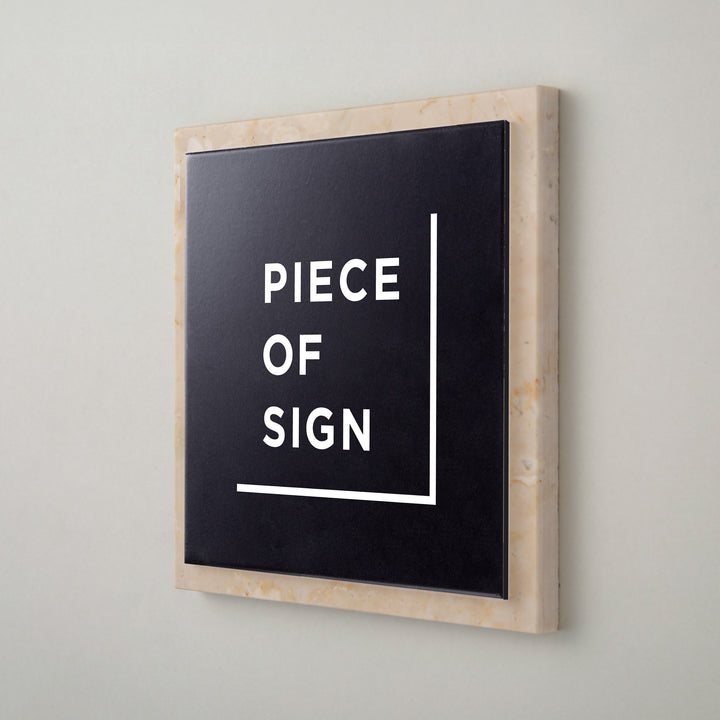THE DOOR PLATE - 異素材MIX - PIECE OF SIGN