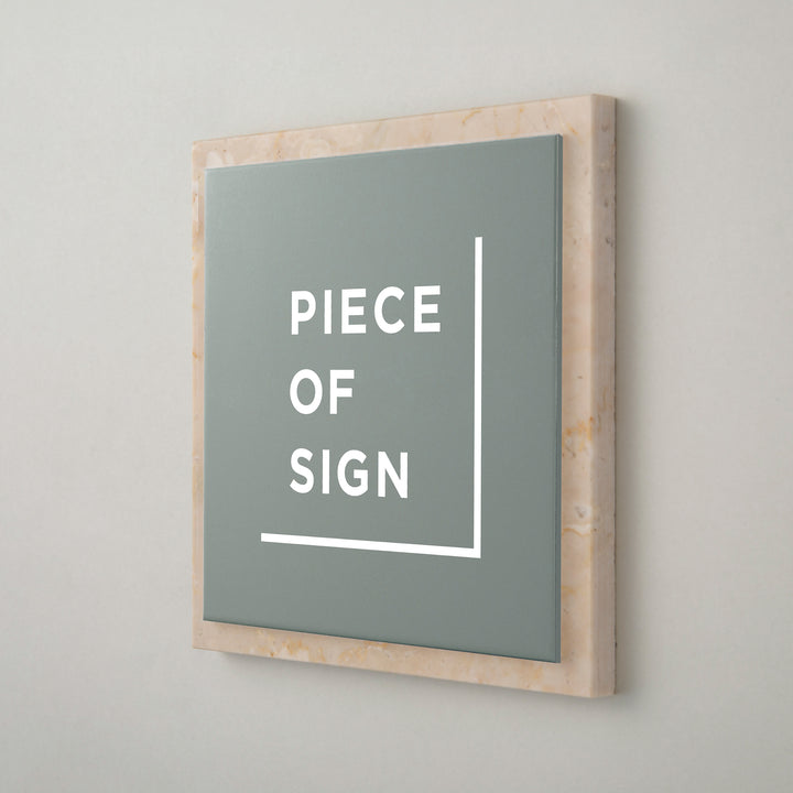 THE DOOR PLATE - 異素材MIX - PIECE OF SIGN