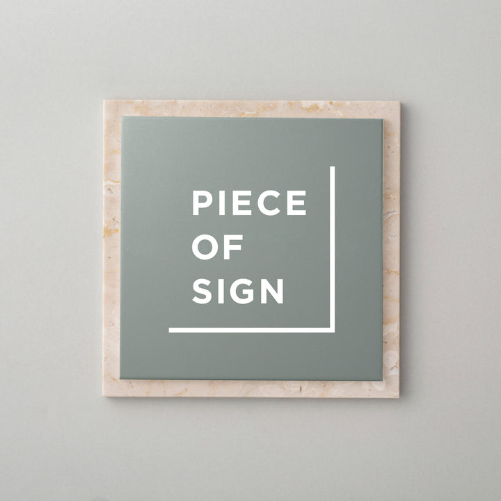 THE DOOR PLATE - 異素材MIX - PIECE OF SIGN