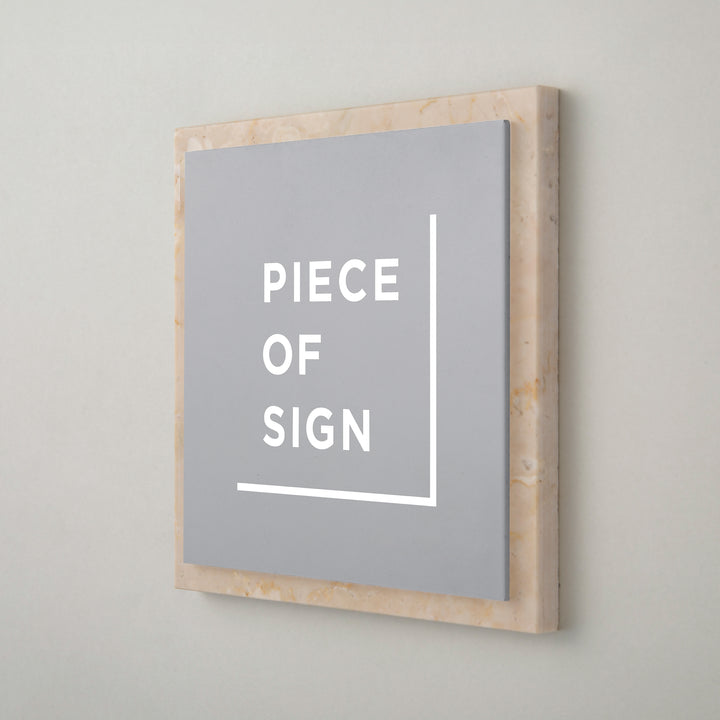 THE DOOR PLATE - 異素材MIX - PIECE OF SIGN