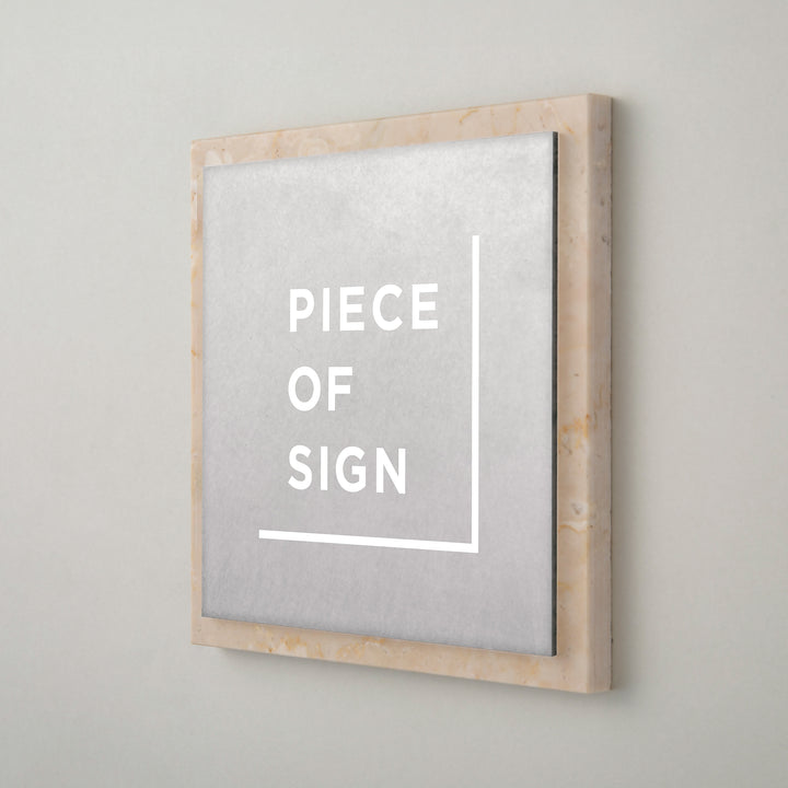 THE DOOR PLATE - 異素材MIX - PIECE OF SIGN