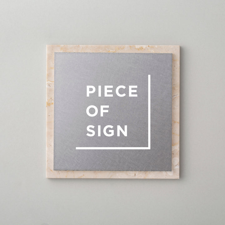 THE DOOR PLATE - 異素材MIX - PIECE OF SIGN