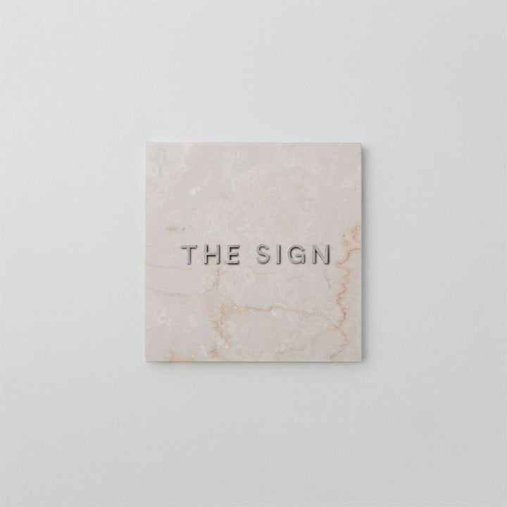 THE DOOR PLATE + 切文字サイン - PIECE OF SIGN