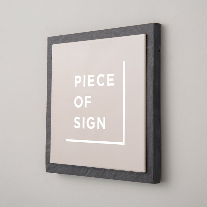 THE DOOR PLATE - 異素材MIX - PIECE OF SIGN