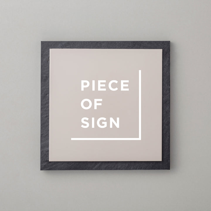 THE DOOR PLATE - 異素材MIX - PIECE OF SIGN
