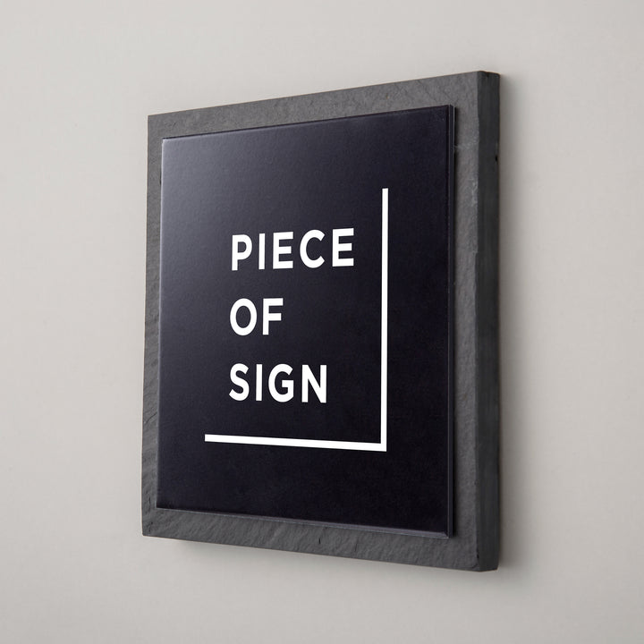 THE DOOR PLATE - 異素材MIX - PIECE OF SIGN
