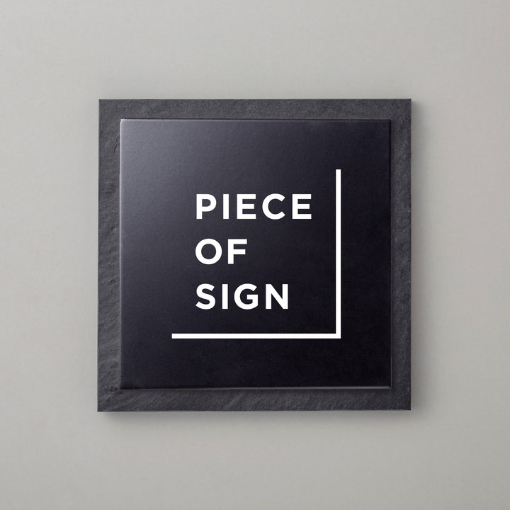 THE DOOR PLATE - 異素材MIX - PIECE OF SIGN