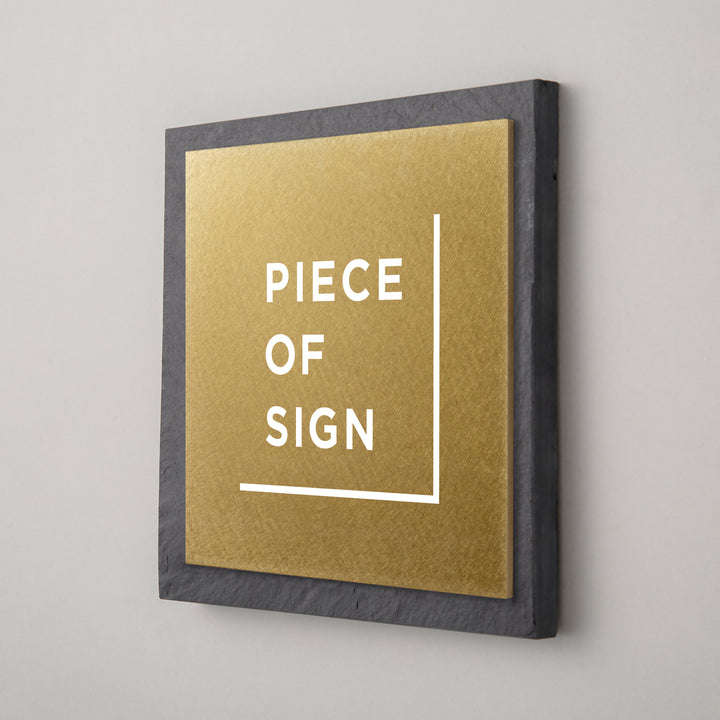 THE DOOR PLATE - 異素材MIX - PIECE OF SIGN