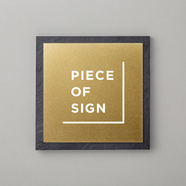 THE DOOR PLATE - 異素材MIX - PIECE OF SIGN