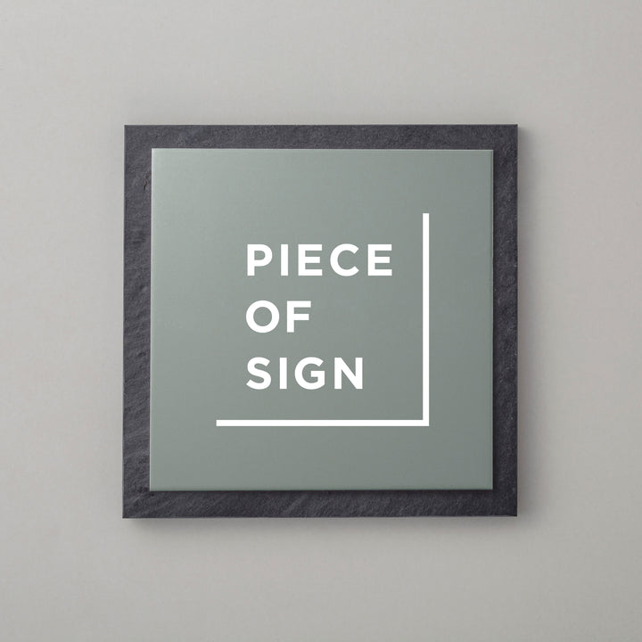 THE DOOR PLATE - 異素材MIX - PIECE OF SIGN