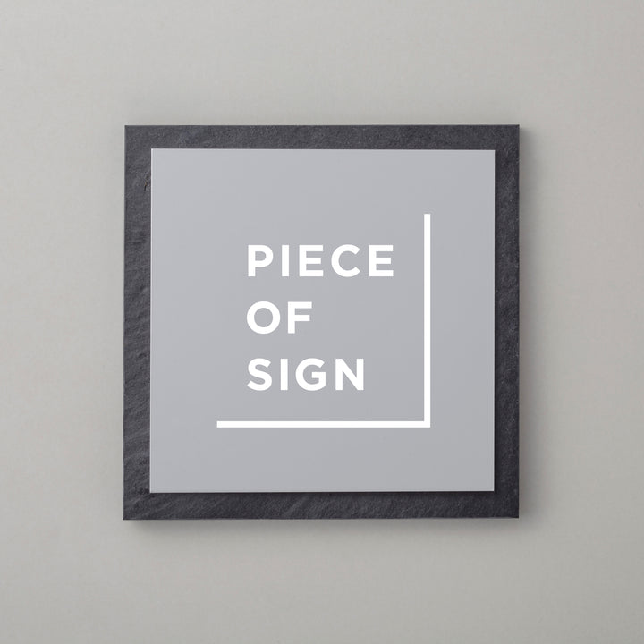 THE DOOR PLATE - 異素材MIX - PIECE OF SIGN