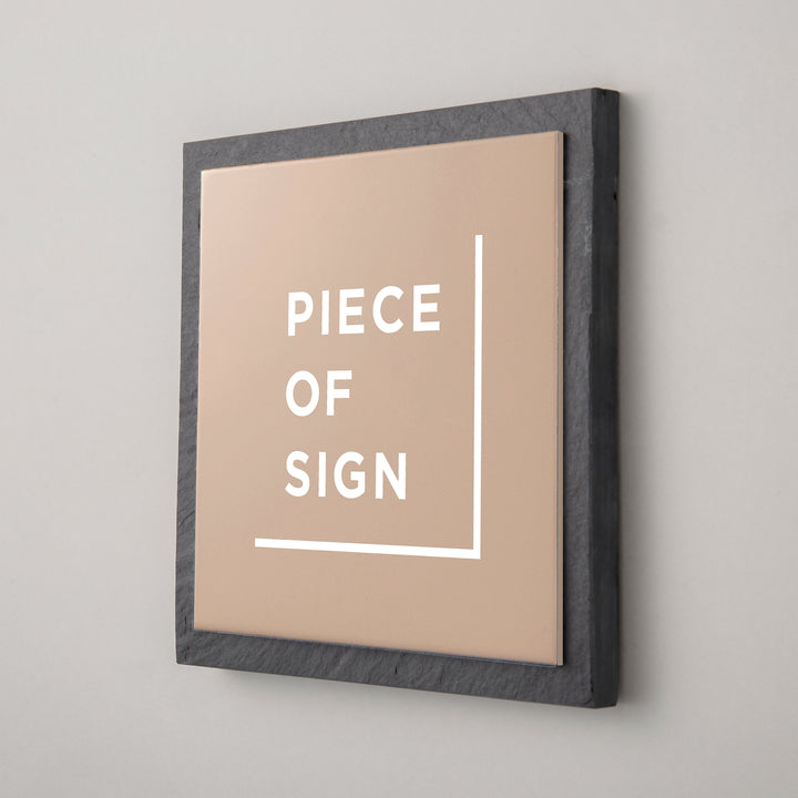 THE DOOR PLATE - 異素材MIX - PIECE OF SIGN