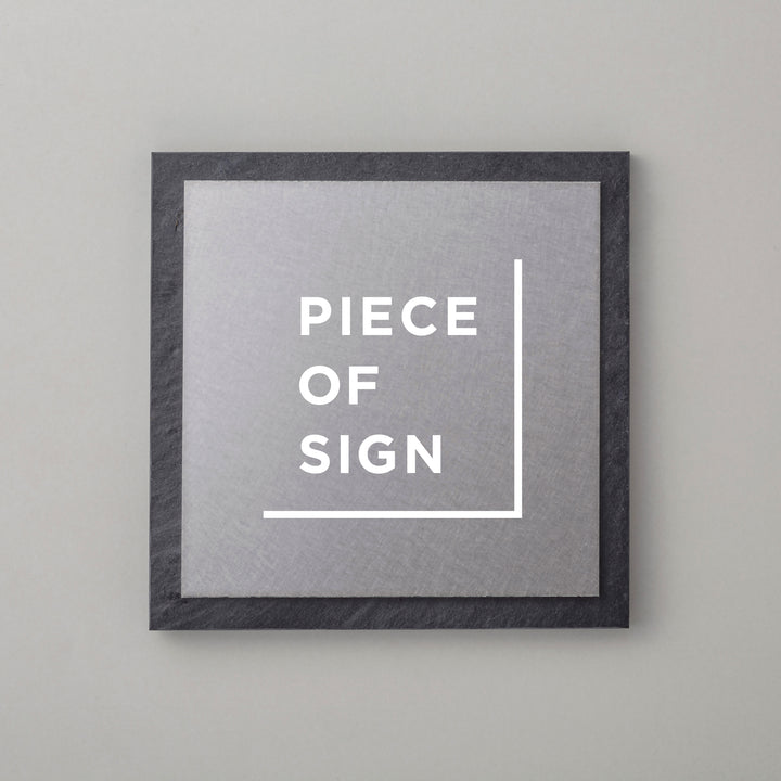 THE DOOR PLATE - 異素材MIX - PIECE OF SIGN