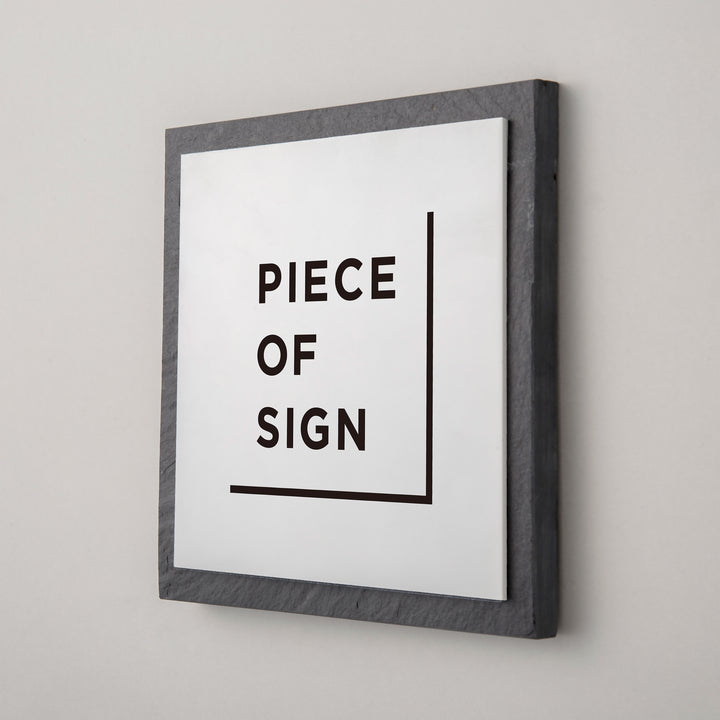 THE DOOR PLATE - 異素材MIX - PIECE OF SIGN
