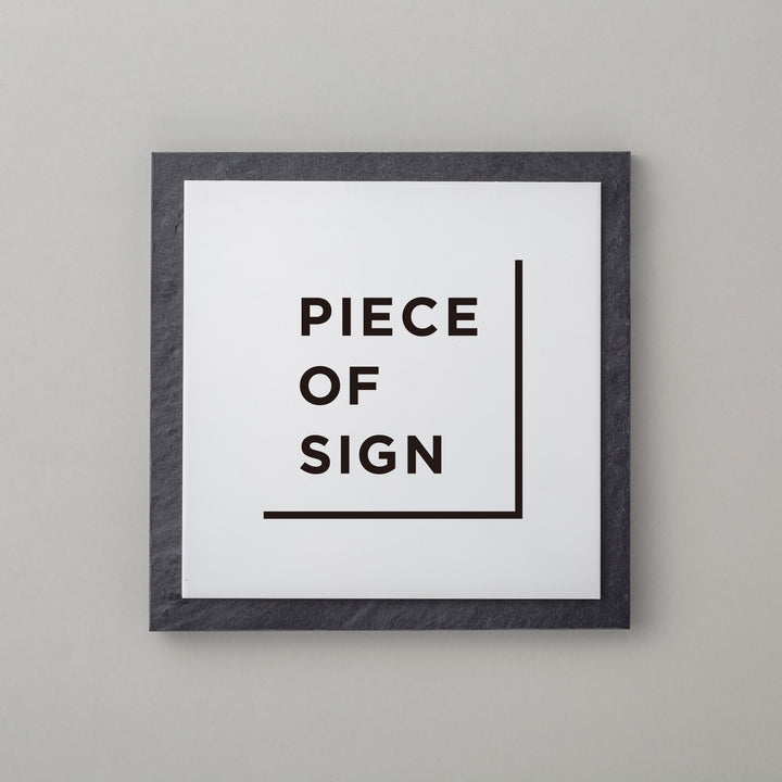 THE DOOR PLATE - 異素材MIX - PIECE OF SIGN
